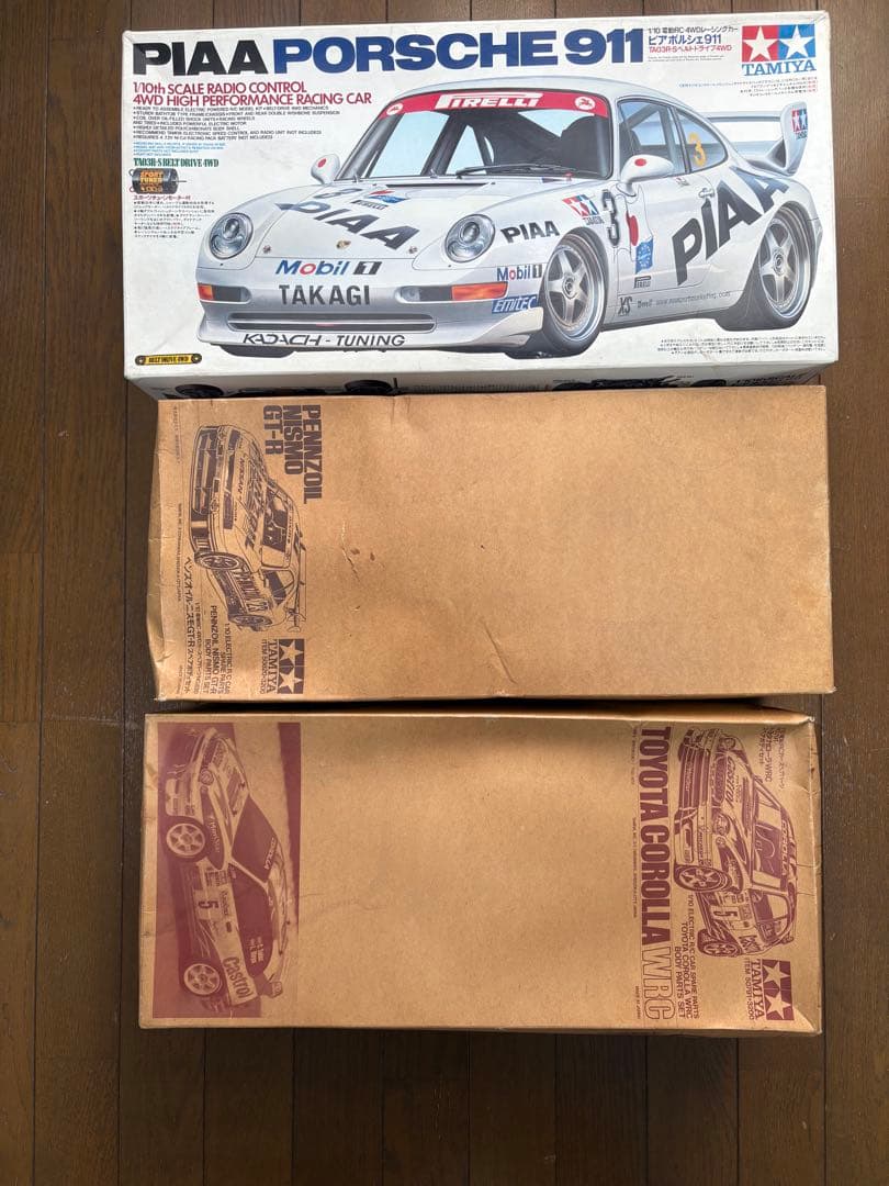 タミヤラジコンカー 1台プロポ完動品セット他タミヤシャーシ2台