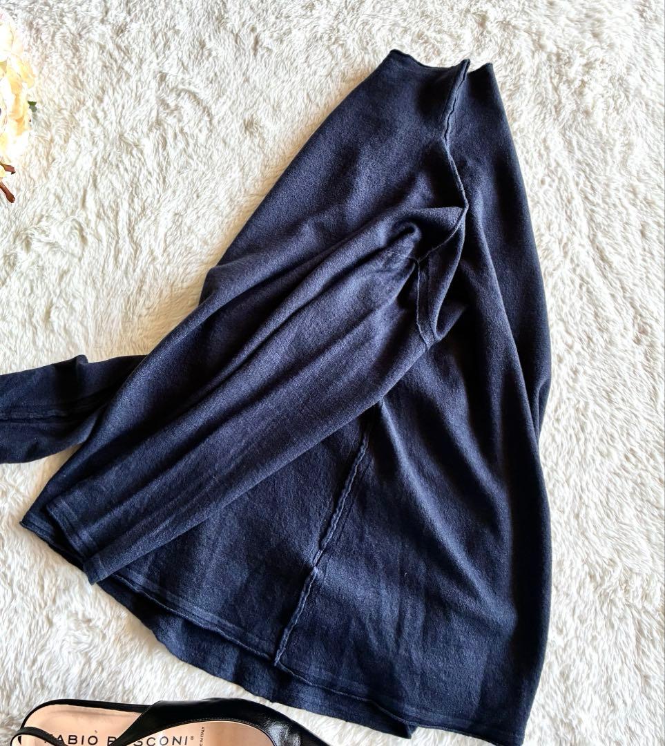 イタリア製TRANSIT PAR-SUCH上質 ウールニットハイネック美品春向け