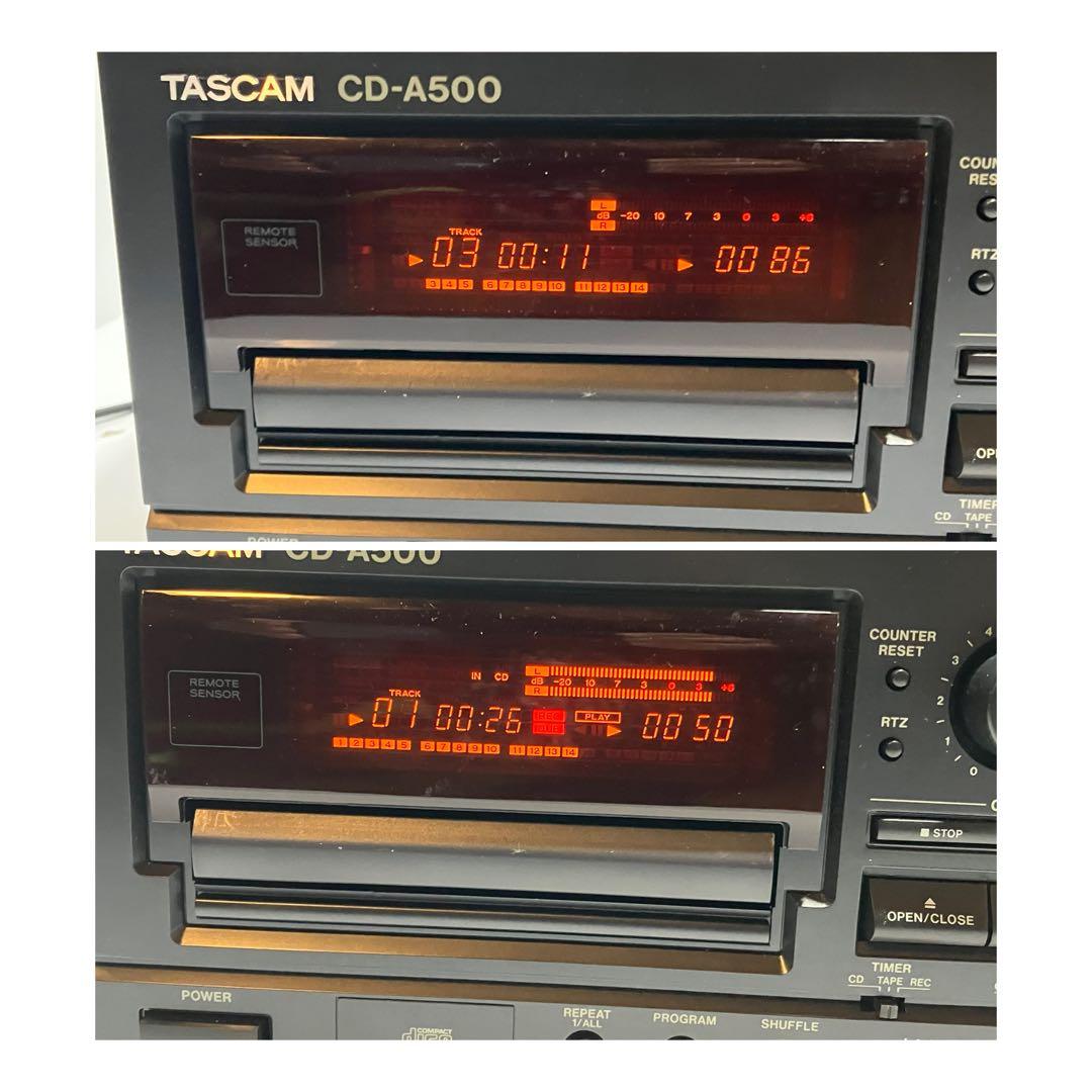 TASCAM CD-A500 CDプレーヤー カセットデッキ