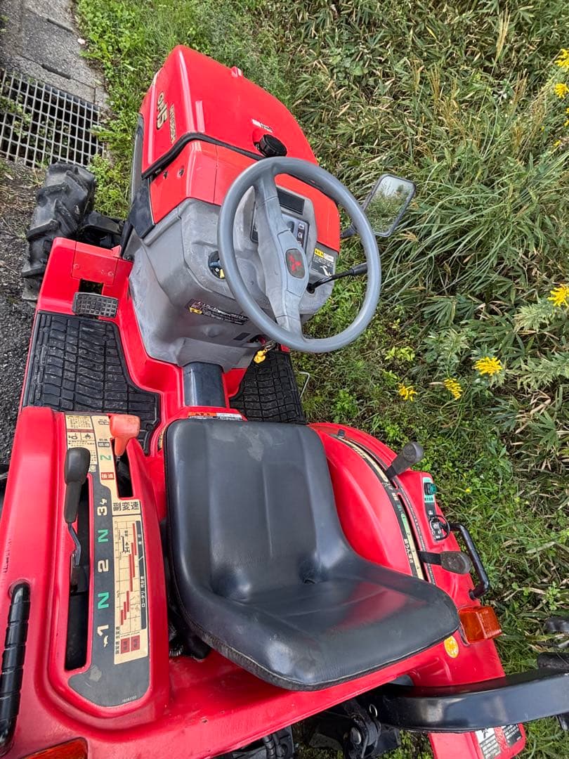 三菱トラクターGF15 アワメーター290h 4WD 水平自動& 耕深自動