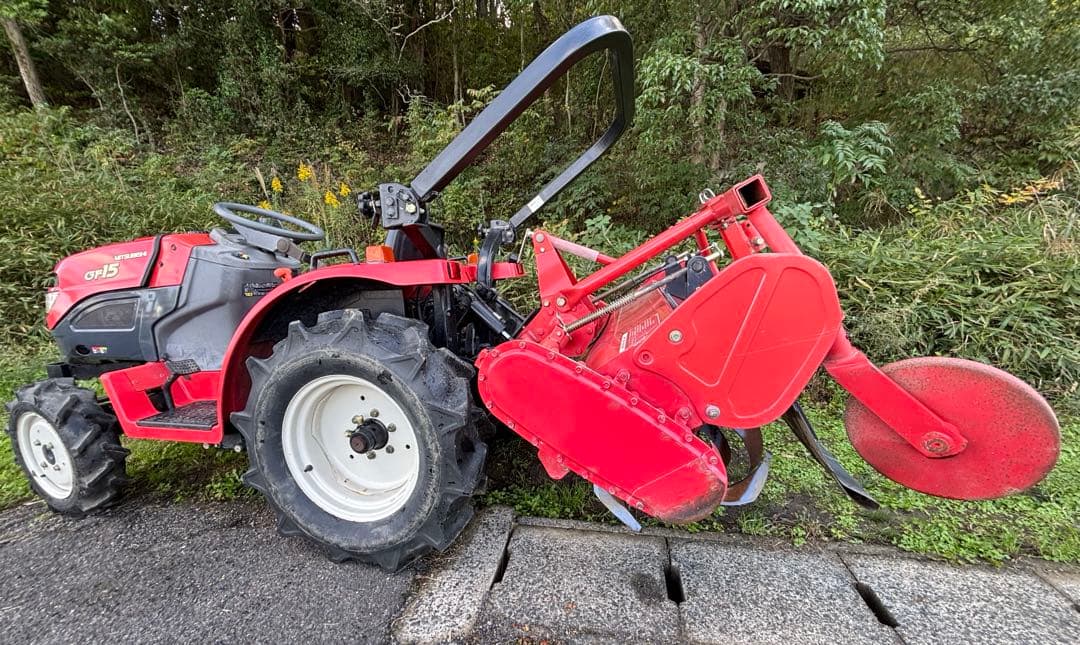 三菱トラクターGF15 アワメーター290h 4WD 水平自動& 耕深自動