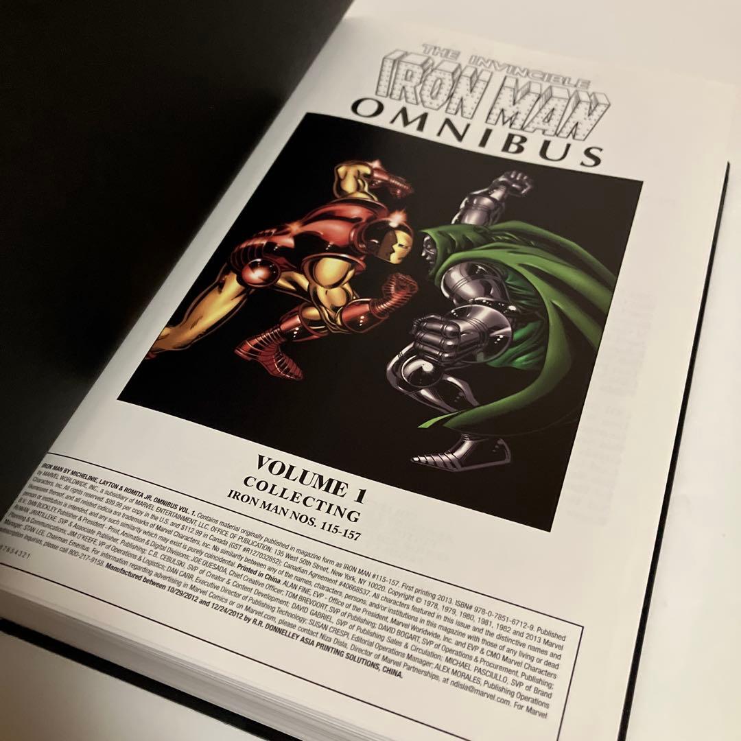 アメコミ　アイアンマン　オムニバス集　IRON MAN　英語版