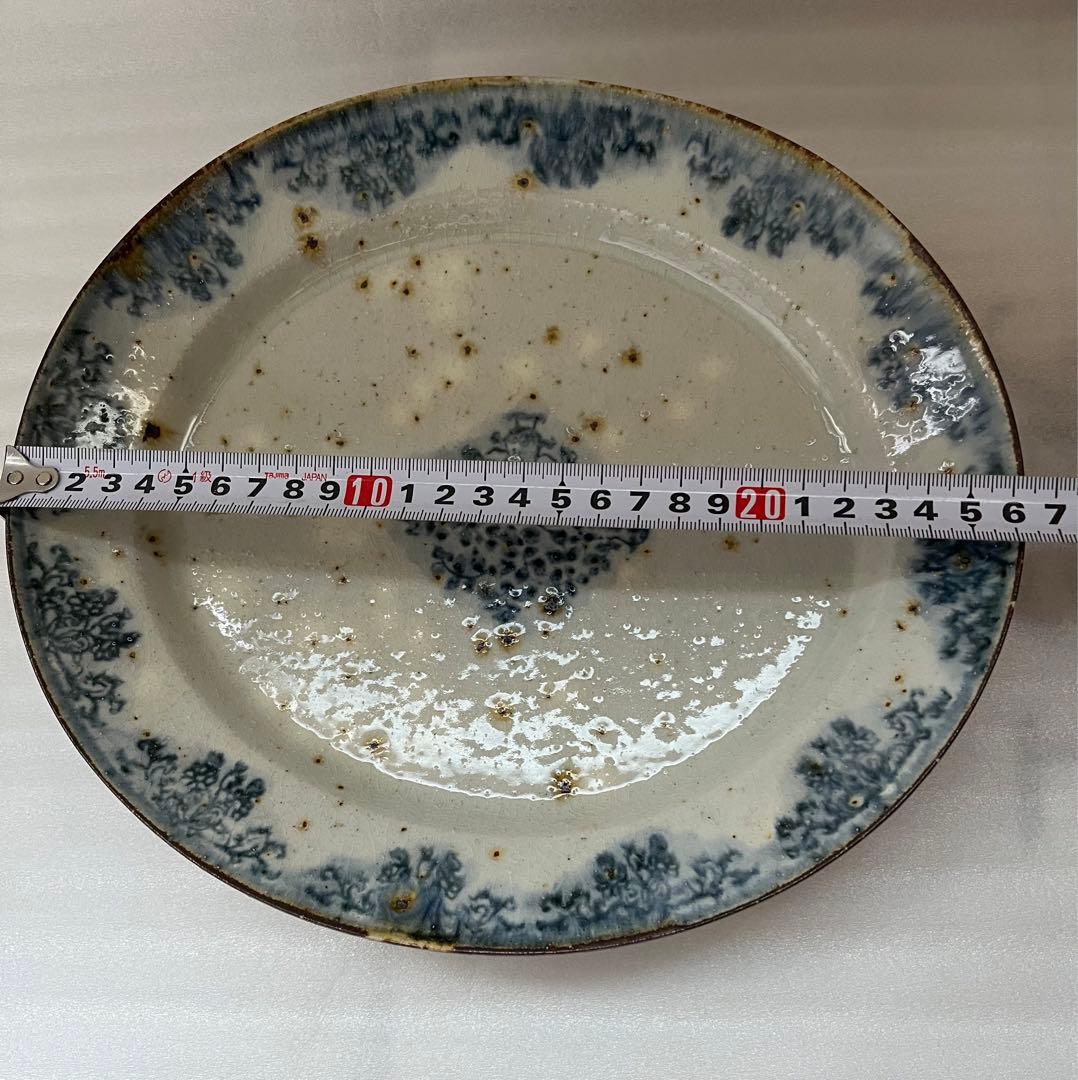 市野吉記さん　コウホ窯　プレート皿　2枚