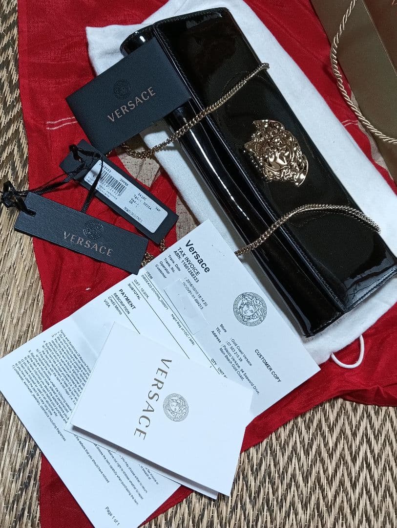 バーゲン美品です VERSACE ベルサーチ クラッチバッグ ショルダーバッグ