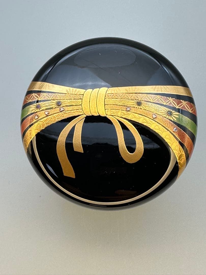 すーへー茶道具　棗　大多尾重則　熨斗蒔絵