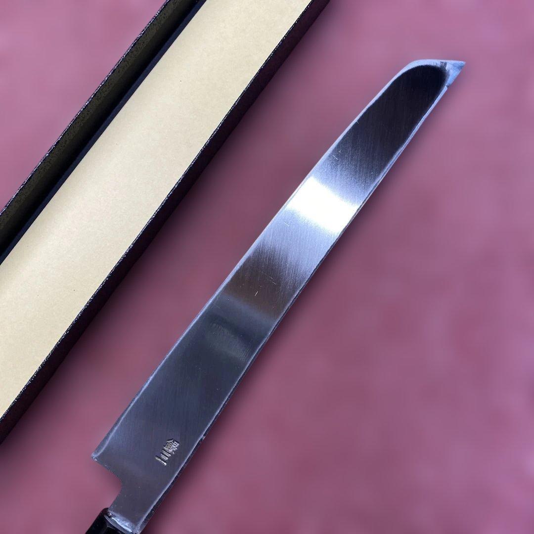 銀三　先丸柳刃包丁　240㎜ 8寸