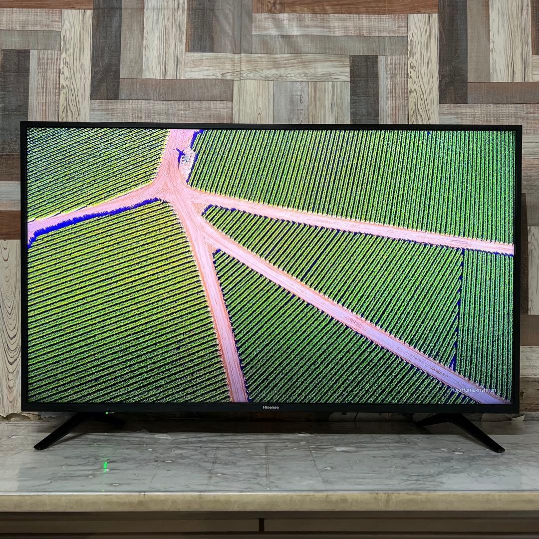 全国送料込❣️ハイセンス50型4K液晶テレビWチューナー外付けHDD録画