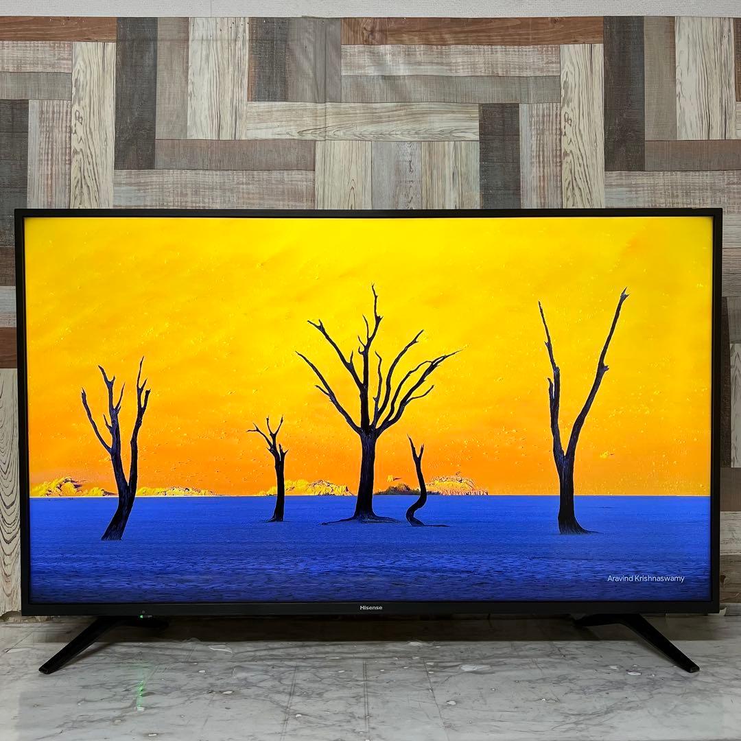 全国送料込❣️ハイセンス50型4K液晶テレビWチューナー外付けHDD録画