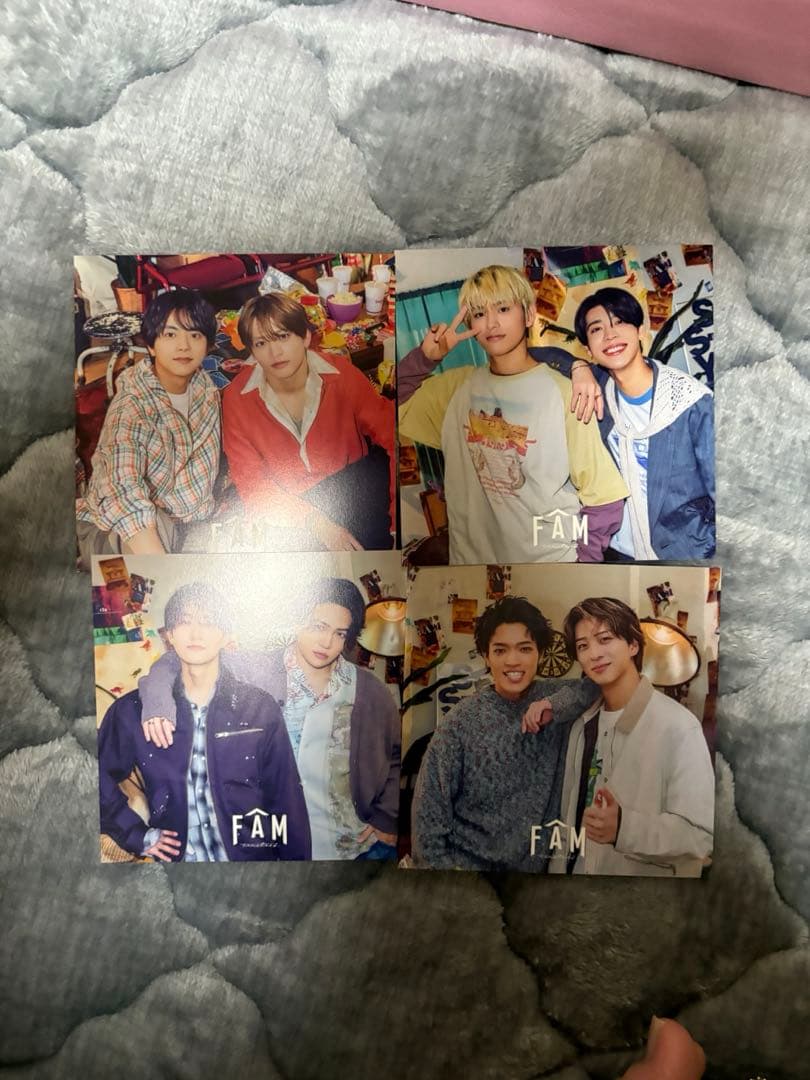 timelesz FAM ４形態セット特典付き