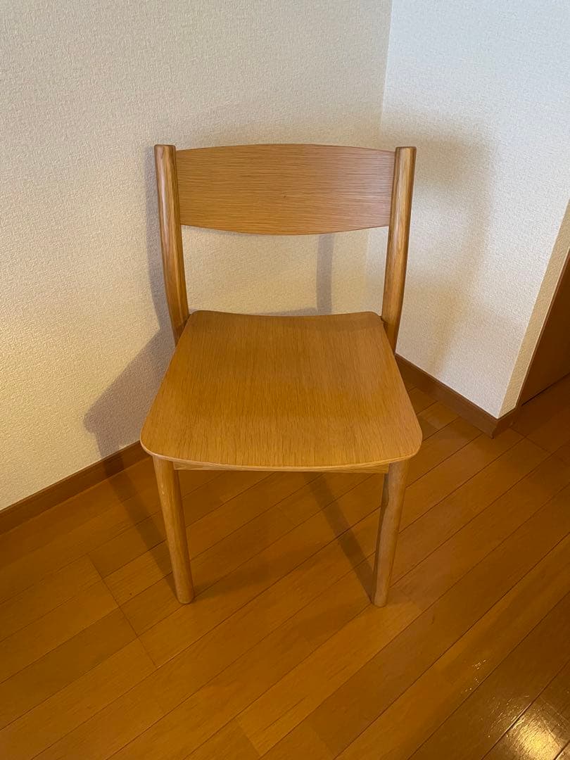 無印良品　オーク材ダイニングチェア