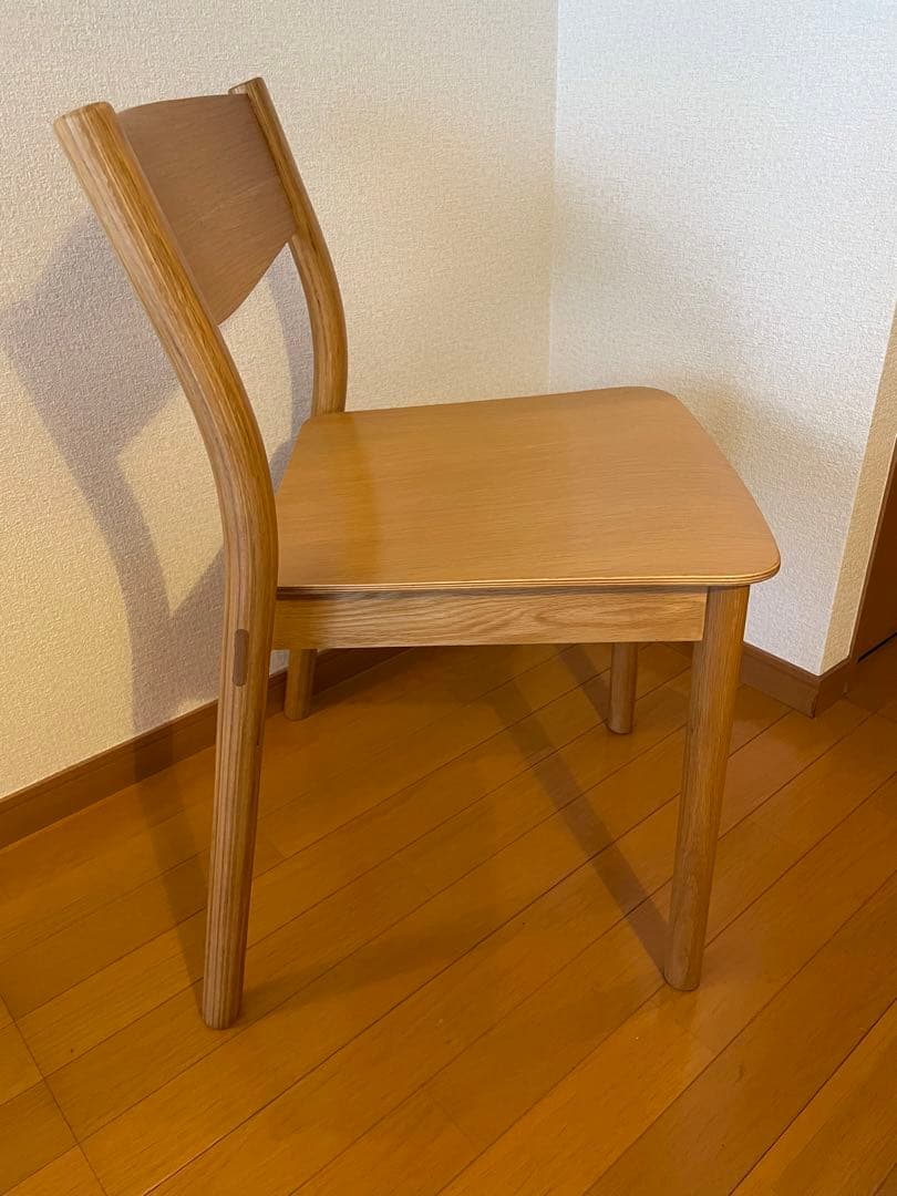 無印良品　オーク材ダイニングチェア