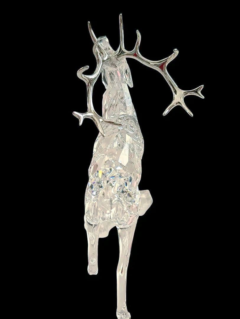 スワロフスキークリスタル　雄鹿 専用ケース付き