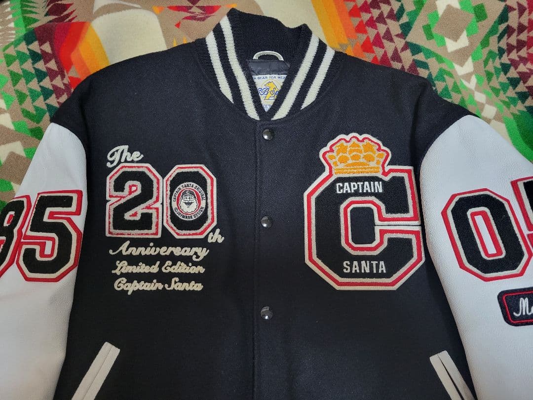 あいいろ♦CAPTAIN SANTA 20周年記念スタジャン♦XL