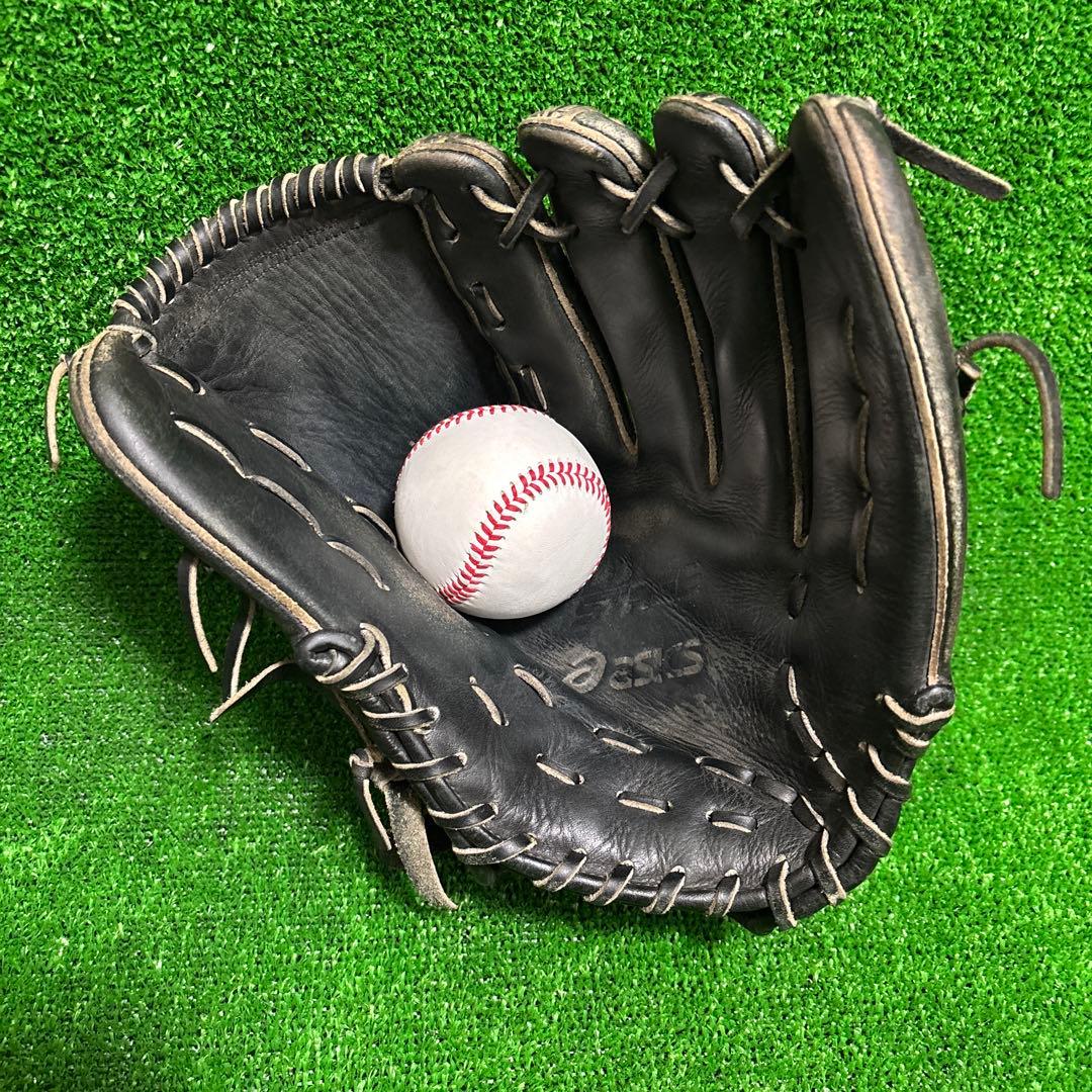 【美品】アシックス 硬式 投手用 グローブ ダルビッシュ ゴールドステージ