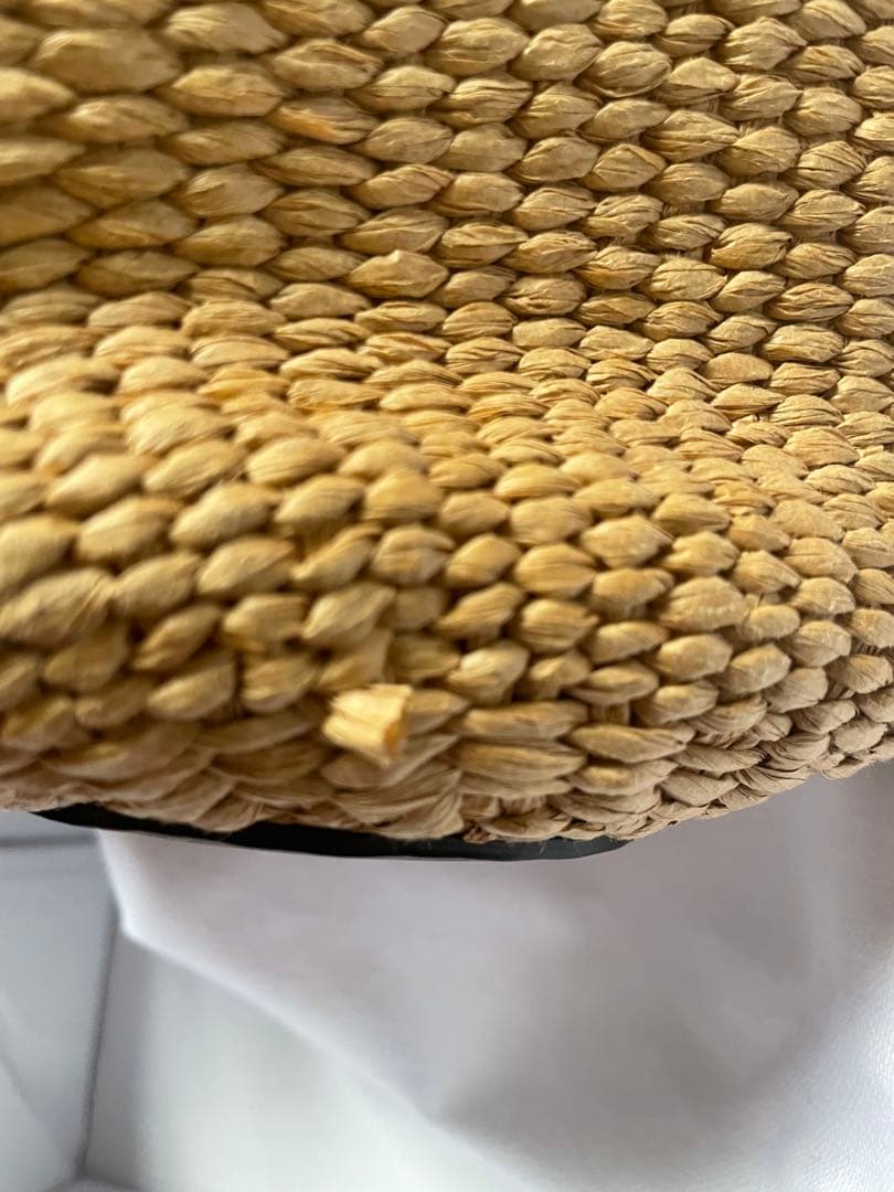 Chloe カゴバッグ　アイボリー　WOODY スモールバスケット