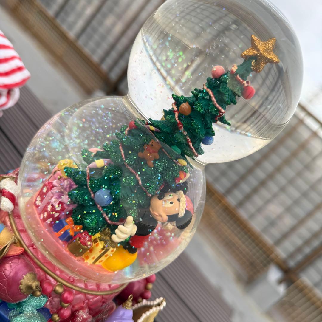 ディズニーミッキーピノキオ白雪姫ダンボアリス　スノー　グローブ　オルゴール