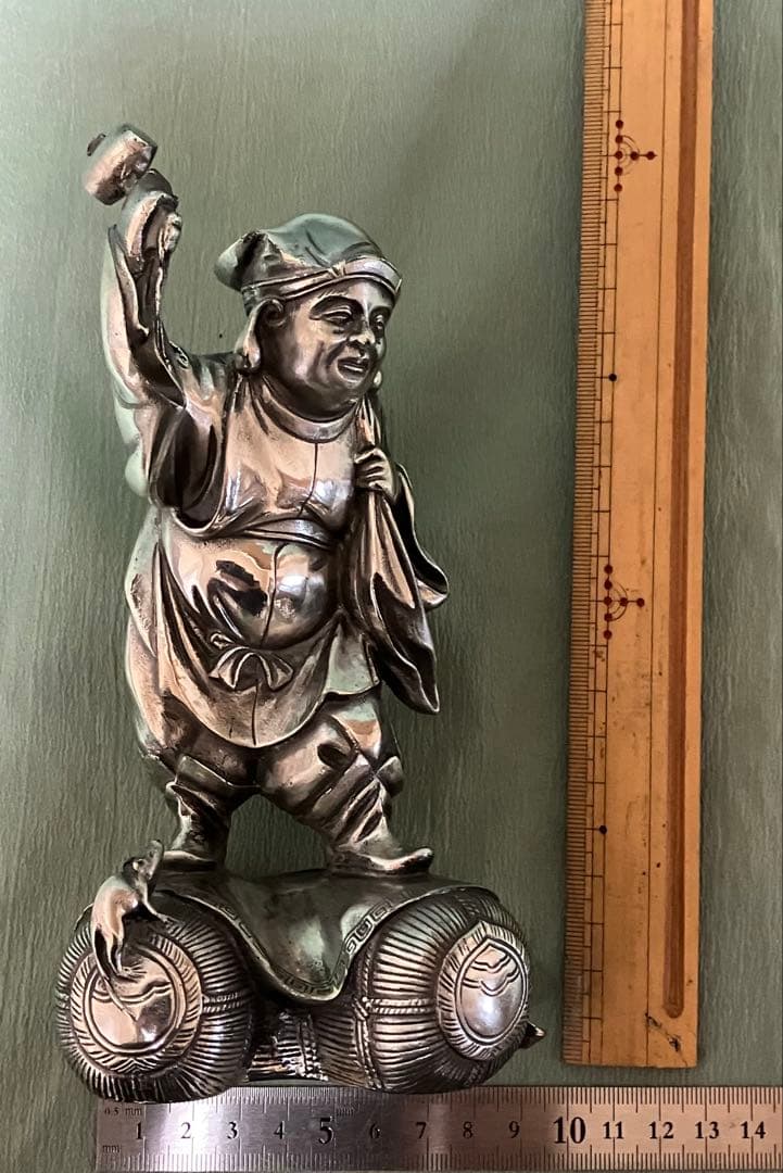 大黒天　高村光雲原型　洋銀製