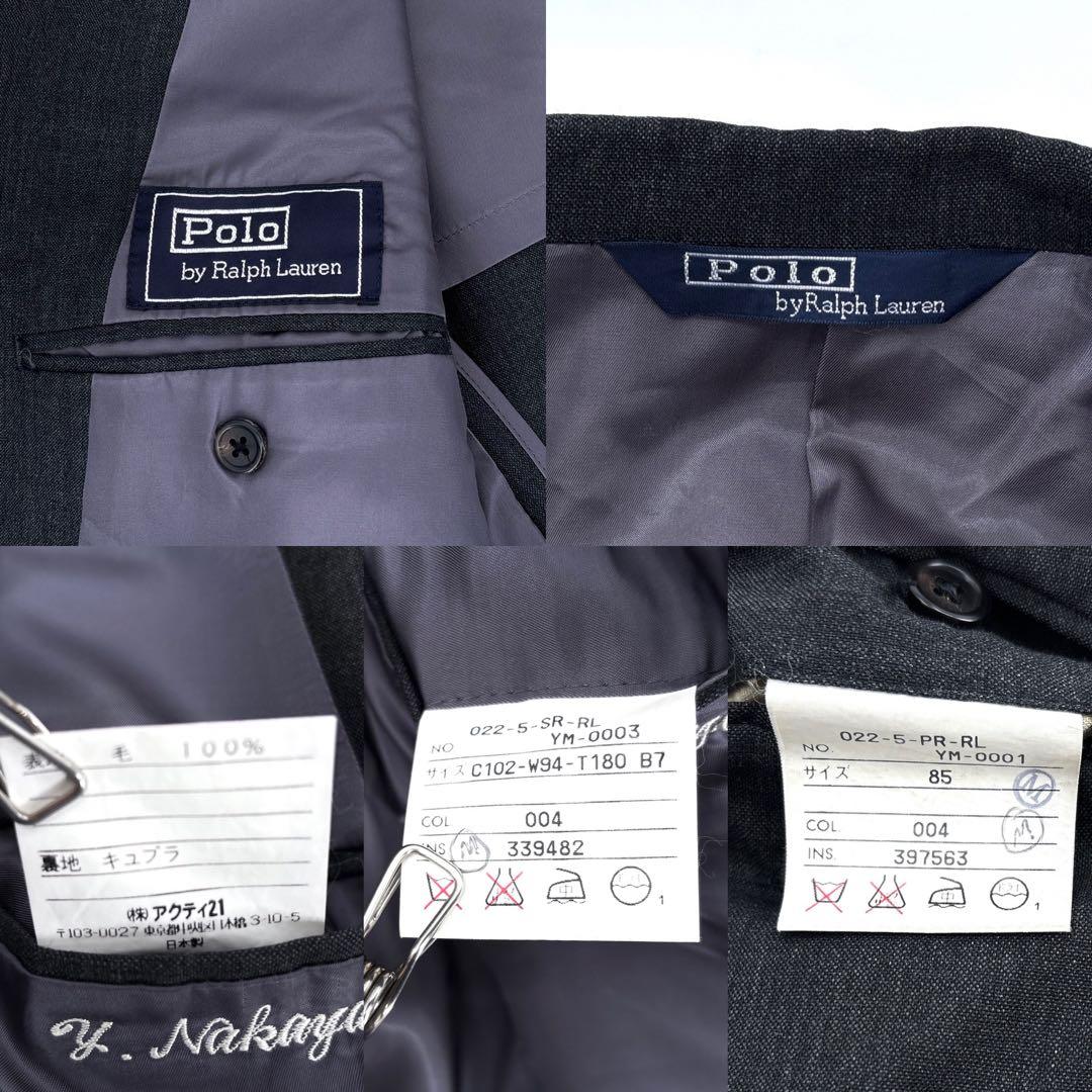 【美品】ポロ ラルフ ローレン　スーツ　セットアップ　ジャケット　90s