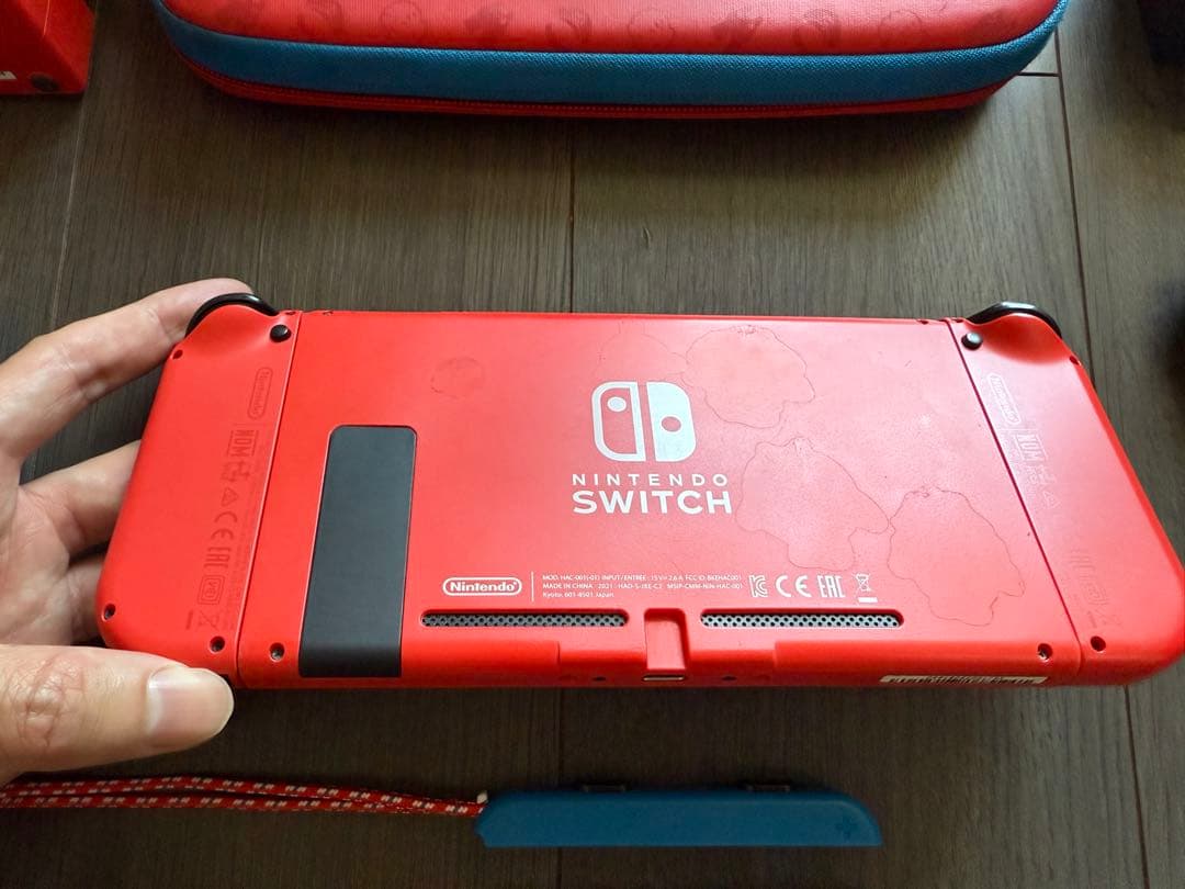 びび　ギズ&浮きありNintendo Switch マリオレッド×ブルー