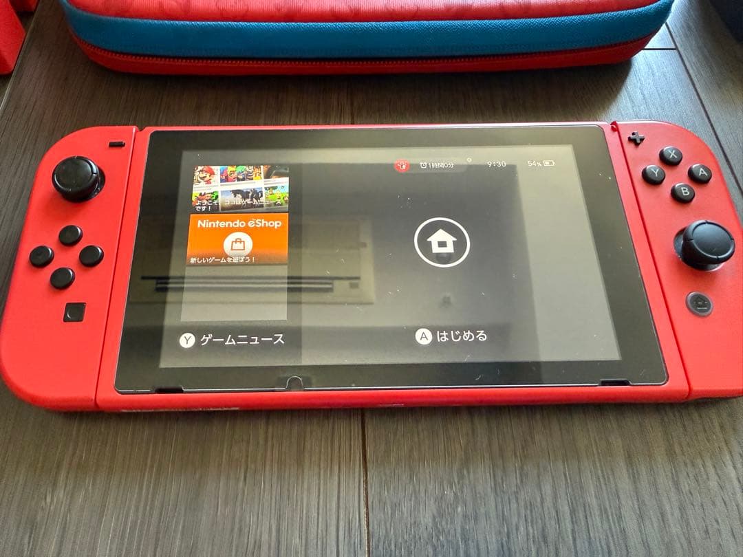 びび　ギズ&浮きありNintendo Switch マリオレッド×ブルー