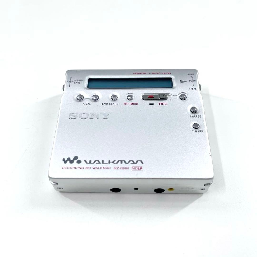 SONY MZ-R900 MDウォークマン 再生OK 録音不可 リモコン付