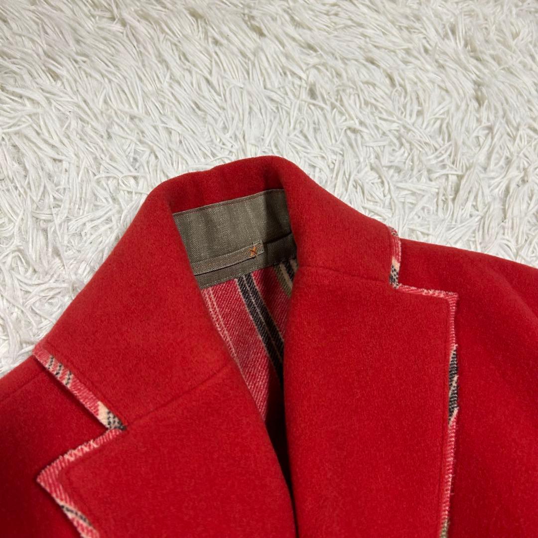 15861✨レア✨45rpm R刺繍 圧縮ウール ダブルフェイス ショートコート