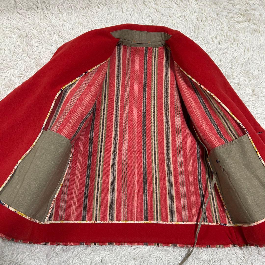 15861✨レア✨45rpm R刺繍 圧縮ウール ダブルフェイス ショートコート