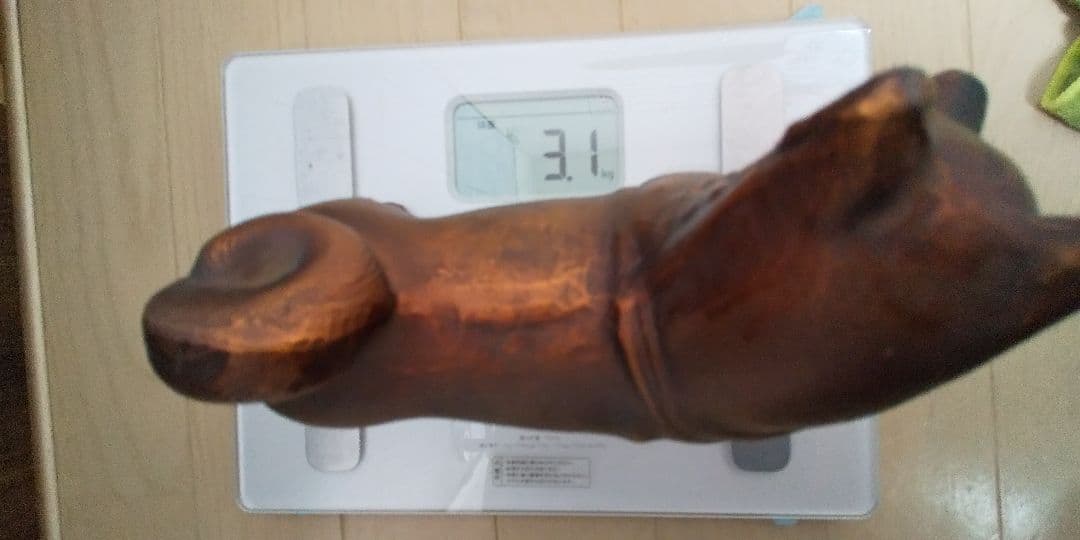 渋い顔の犬➰金属製 めちゃ重