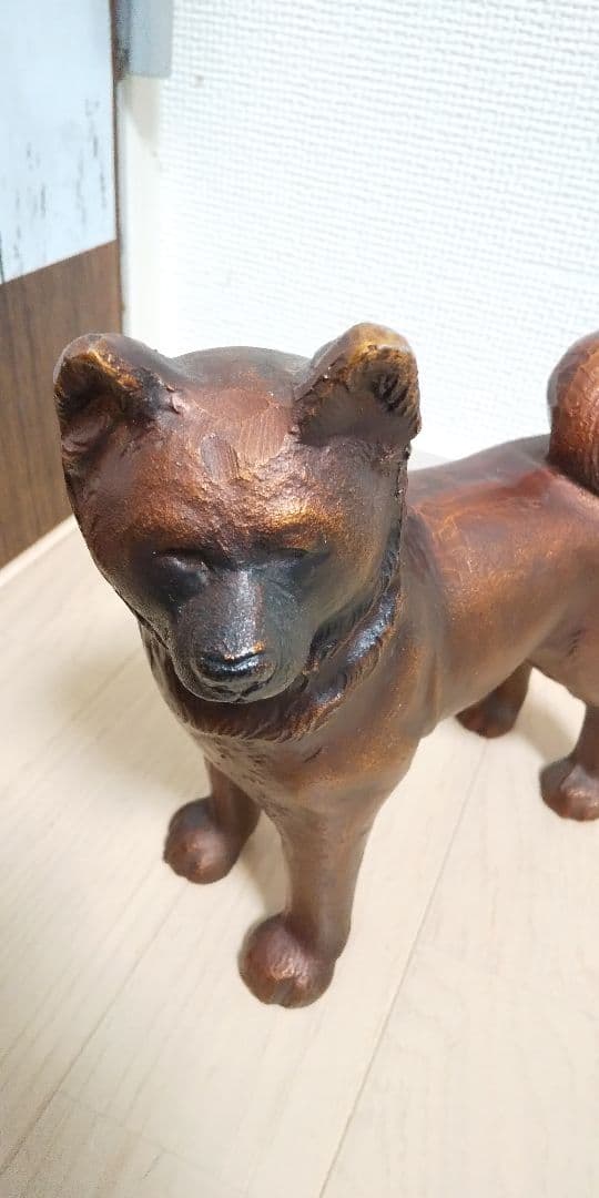 渋い顔の犬➰金属製 めちゃ重