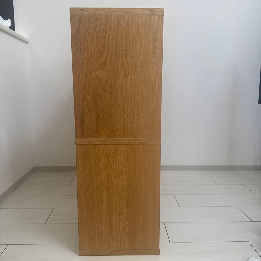 無印スタッキングシェルフ 2段2列