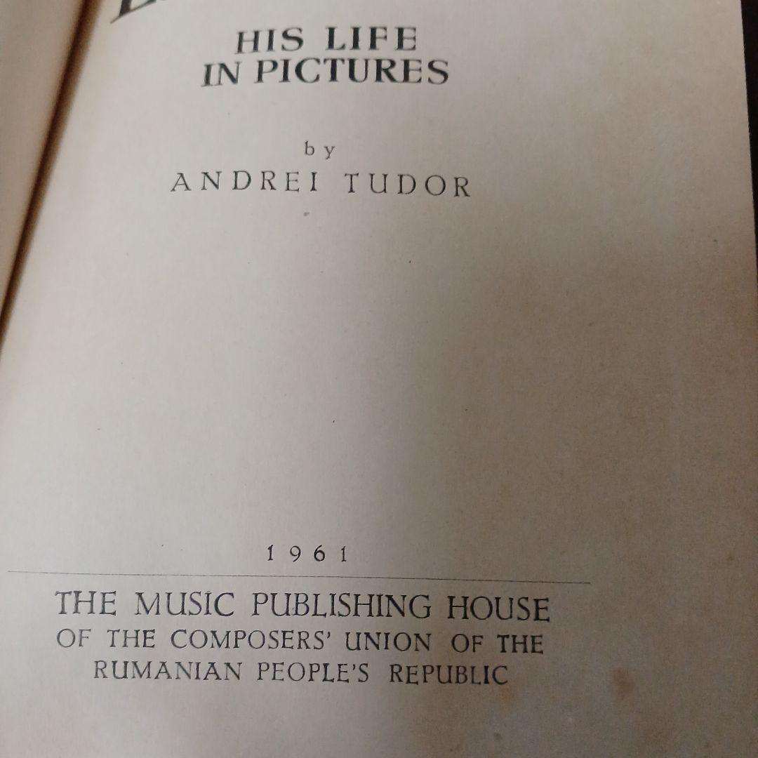 洋書 e Enescu his life in pictures
