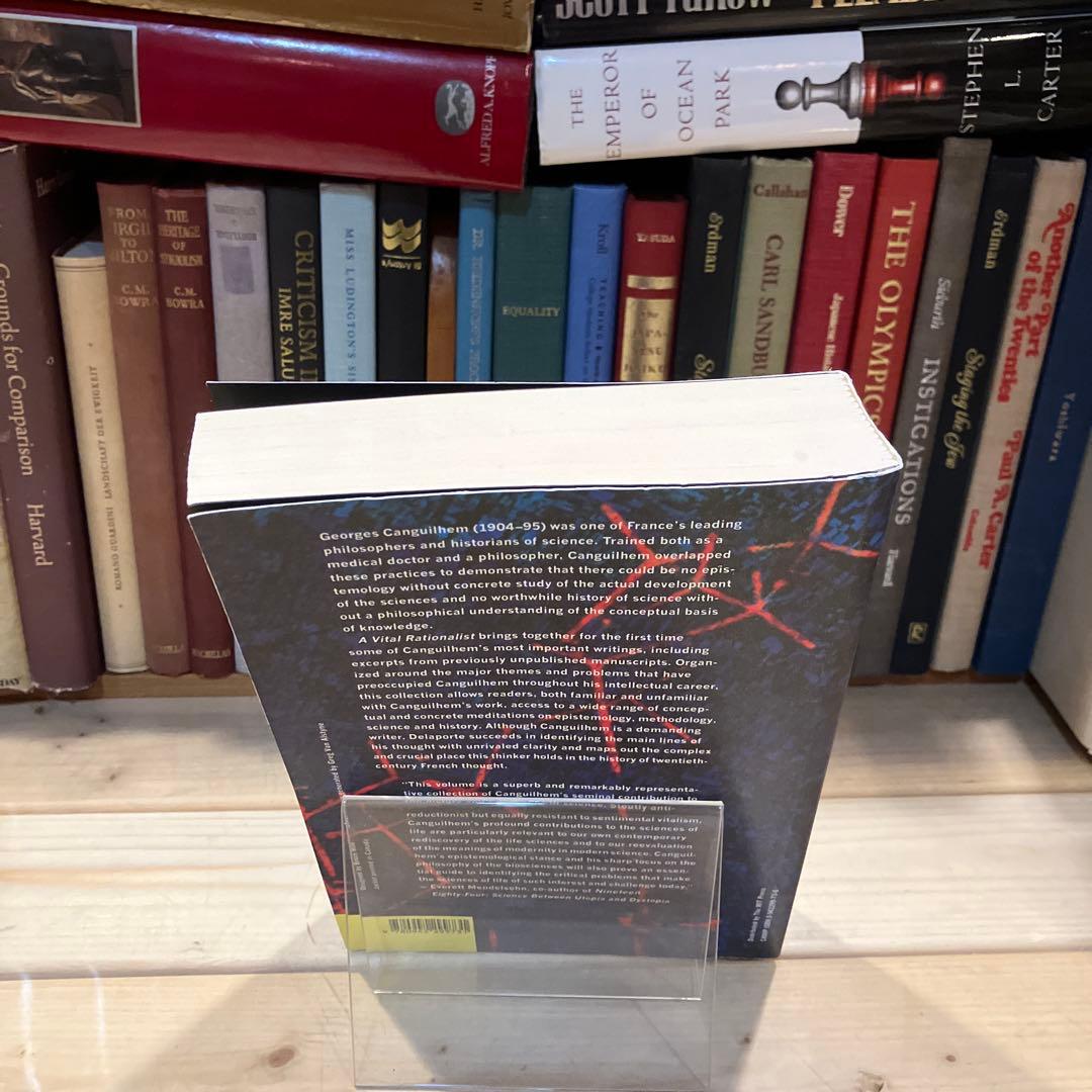 洋書　活力ある合理主義者：ジョルジュ・カンギレム選集（ゾーンブックス）