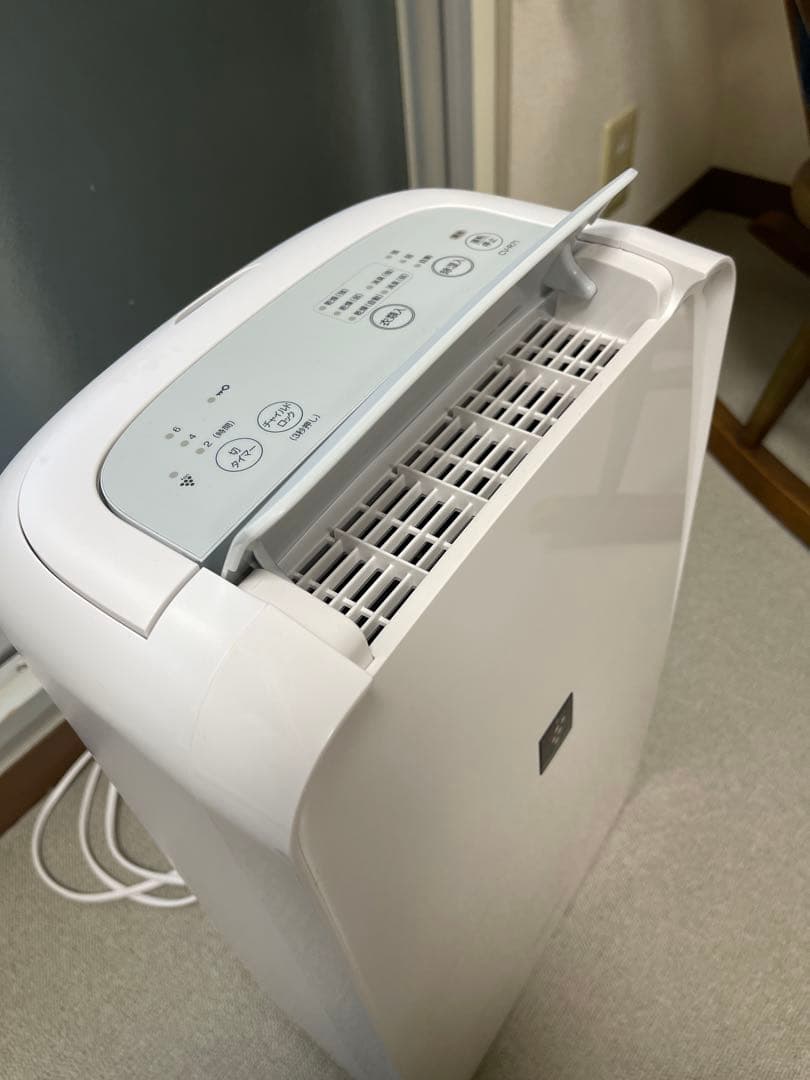 シャープ 衣類乾燥 除湿機 CV-R71-W コンプレッサー 方式 7.1L/日