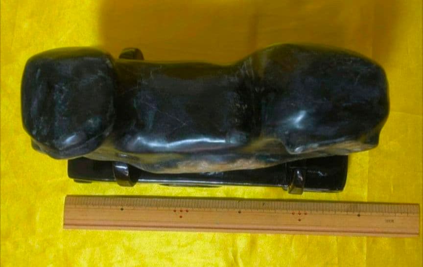 【次は貴方の番です】⭕️最高最強金運財運魔除　勾玉蛇石3.5キロ