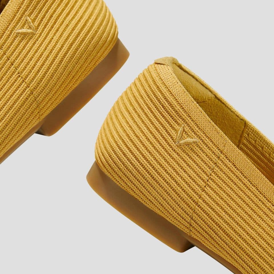 ★新品★ VIVAIA 靴 フラットシューズ 長時間履ける イエロー 23.5