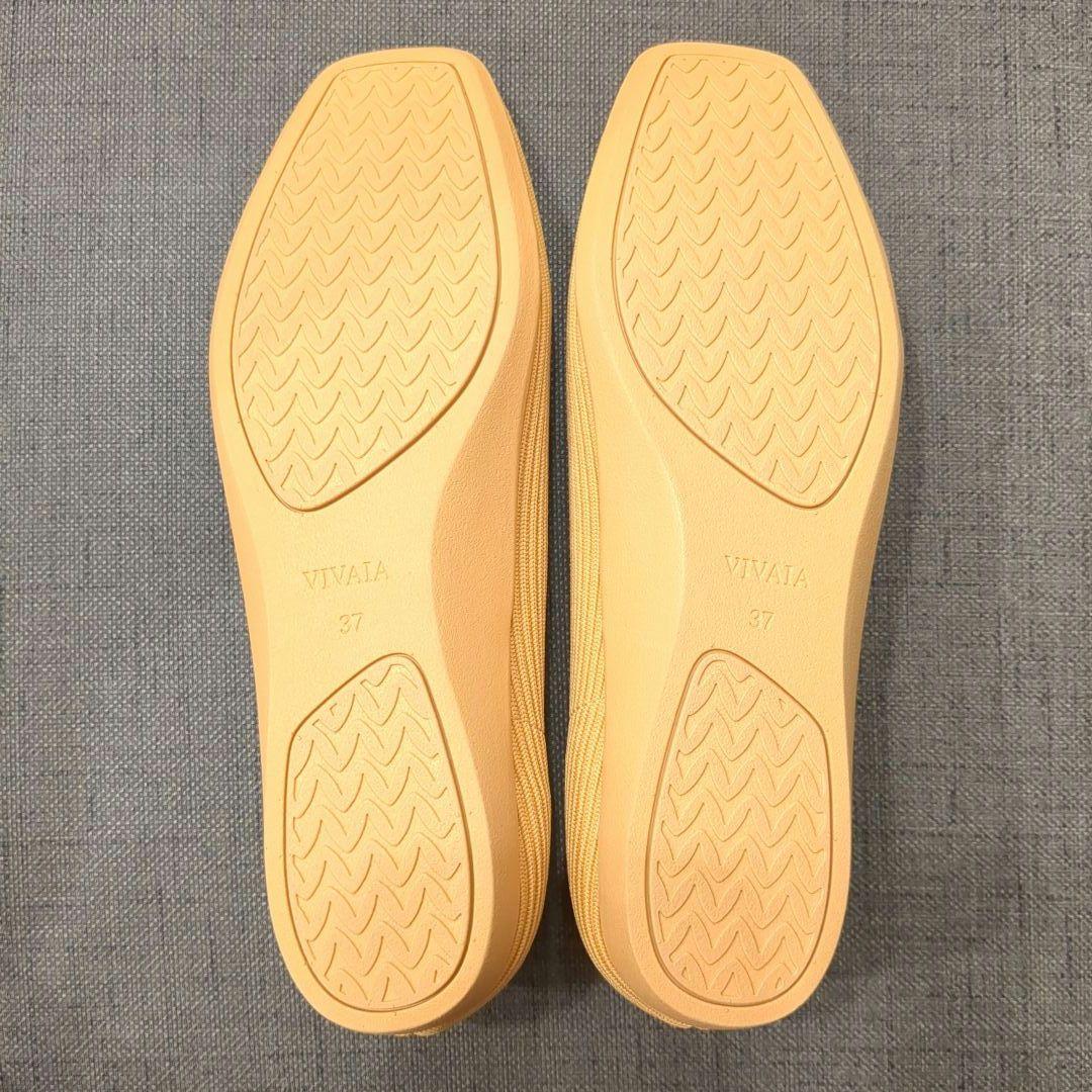★新品★ VIVAIA 靴 フラットシューズ 長時間履ける イエロー 23.5