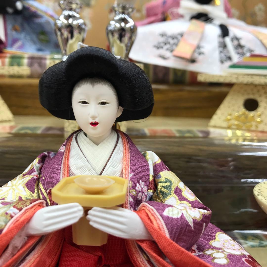 更に大幅値下げ！東玉十二単衣本仕立三段飾り雛人形