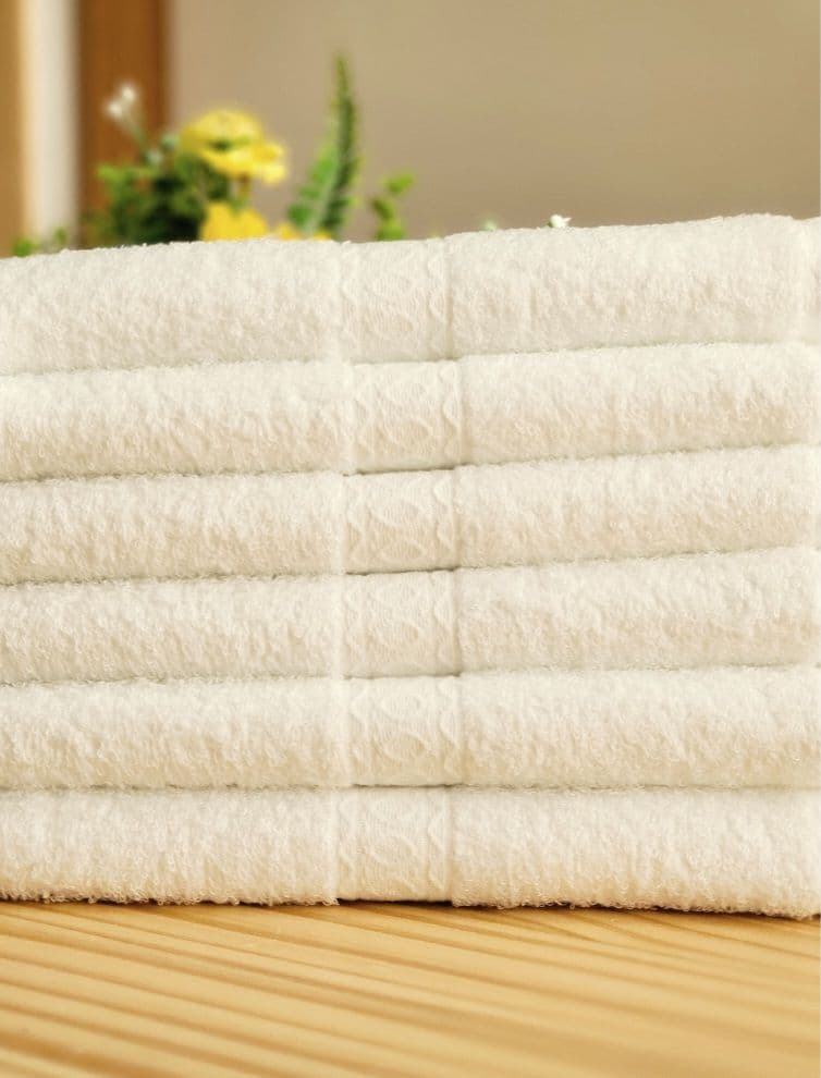泉州タオル 高級綿ホワイトフェイスタオルセット20枚 タオル新品 まとめ売り