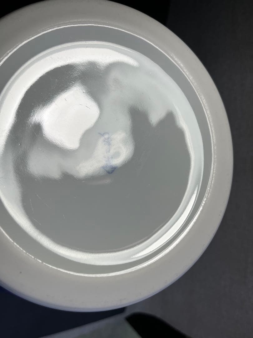 深川製磁　梅牡丹　12号花生　花瓶