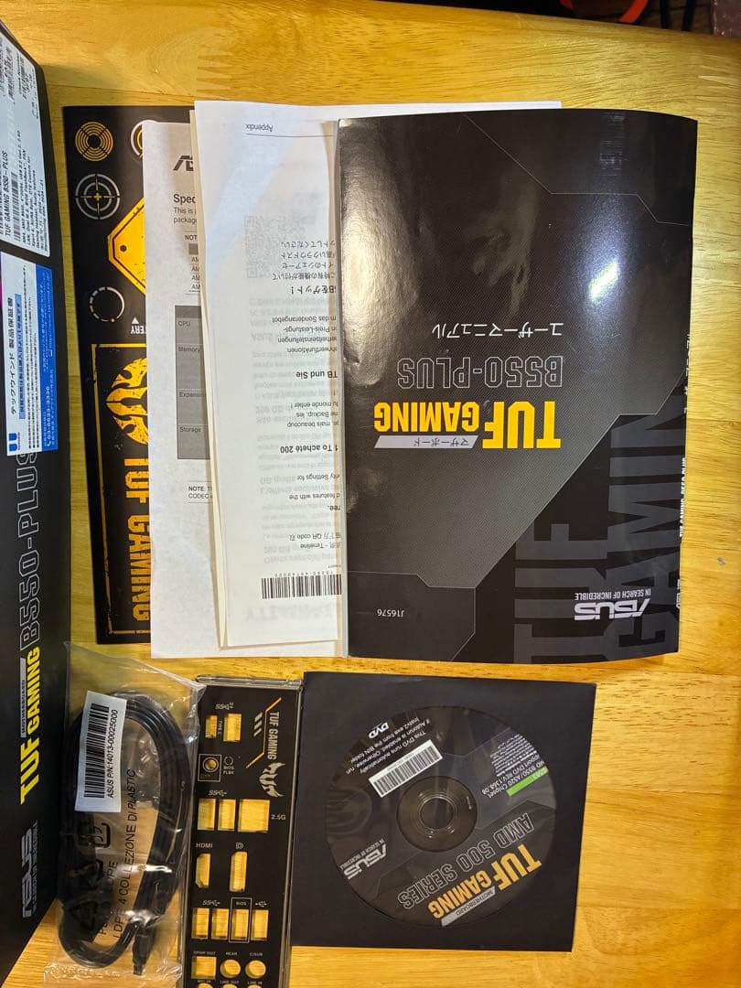 Ryzen　7　5700X / ASUS Gaming B550-PLUS