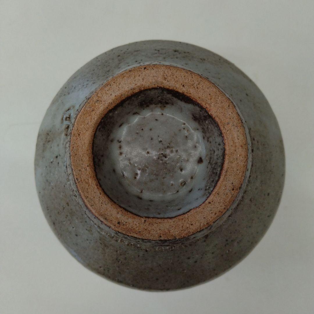 人間国宝　島岡達三さんの「地釉象嵌縄文盌」 益子焼　抹茶茶碗