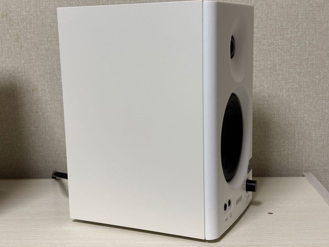 EDIFIER MR4 ホワイト モニタースピーカー ＋ TRSケーブル セット