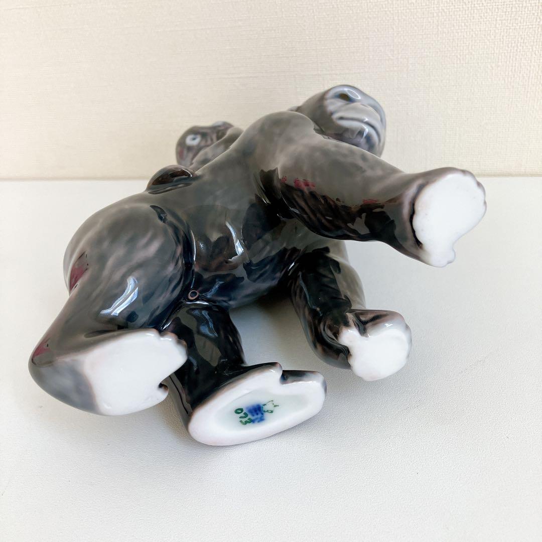 新品✨ ロイヤルコペンハーゲン フィギュリン ゴリラの親子 2023