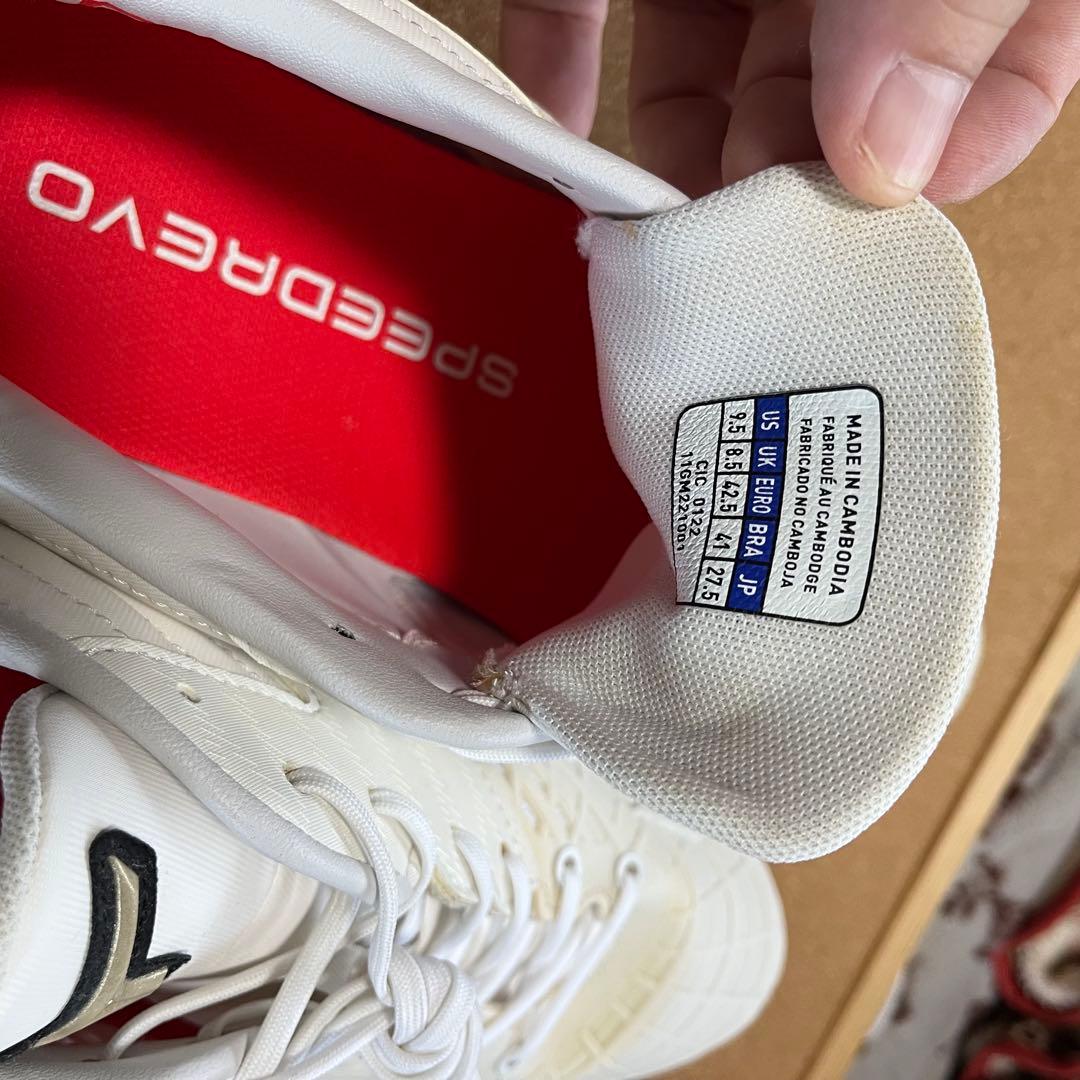 未使用品　スピードレボエース　ホワイト　27.5cm ミズノ