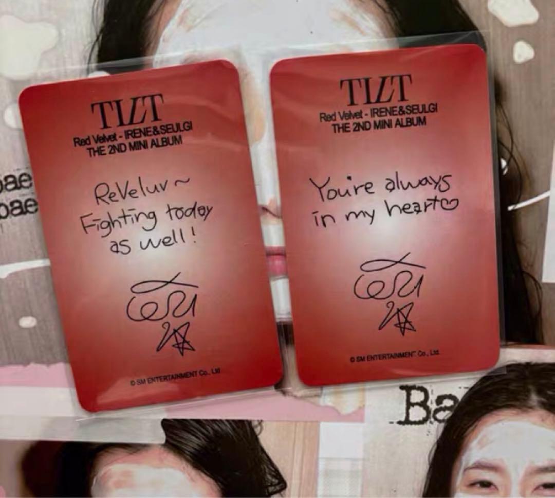 RedVelvet アイリーン TILT シンガポール ラキドロ 2枚セット