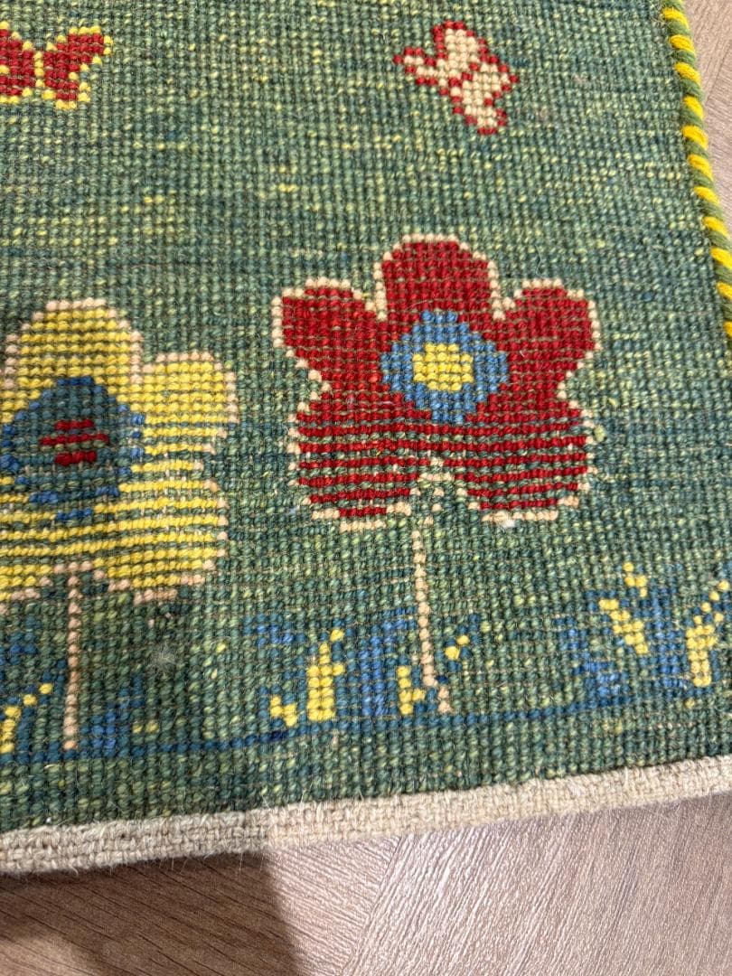 198x50cm ペルシャギャッベ ランナー (ギャベ) ペルシャ絨毯 ギャッベ