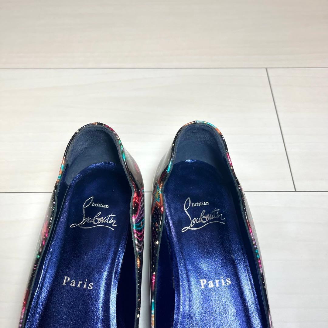 美品 クリスチャンルブタン フラットパンプス Hot Chickita