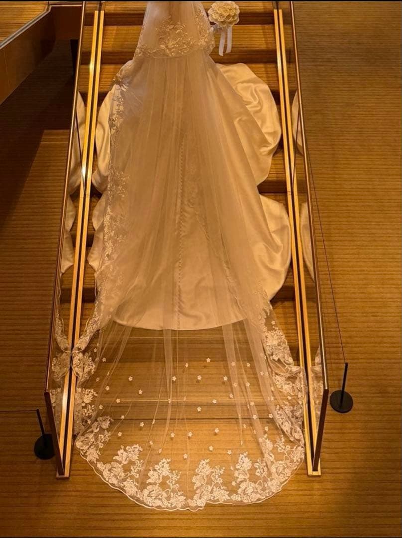 ウェディング　ベール ベールダウン可能 花嫁