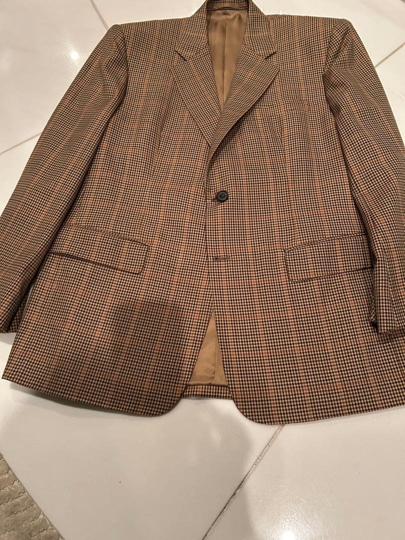 専用イタリア製生地ブラウン　ブレザーとスラックスのセット海外ホテルTaylor