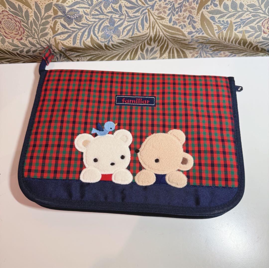新品　ファミリア　familiar 母子手帳　ケース 未使用　ポーチ